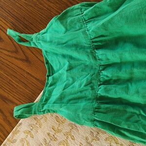 Old Navy girls size S (6-7) green long dress